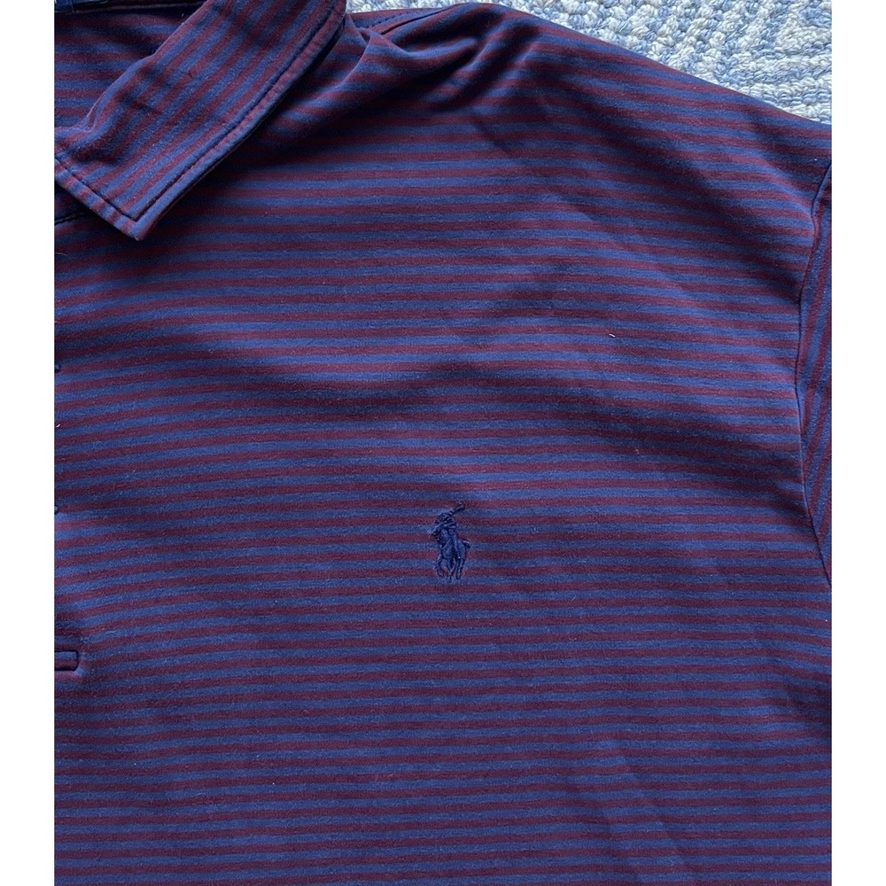 Polo Ralph Lauren Polo Shirt‎ - Red/Blue Stripe - 3XB - Picture 2 of 4
